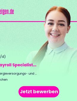 HR Payroll Specialist (m/w/d) - Aachen