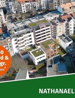 Moderne 4-Raum-Familienwohnung mit gr. Südwest-Balkon, zwei Bädern, offener Wohnküche u. v. m. - Leipzig