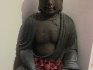 3 Buddha: grau, 27cm + schwarz, 25cm + schwarz, 70cm, neuwertig - München