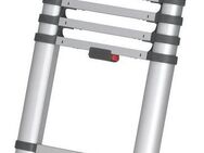 Hailo Teleskopleiter FlexLine, Alu-Sicherheits-Teleskopleiter 9 Sprossen
