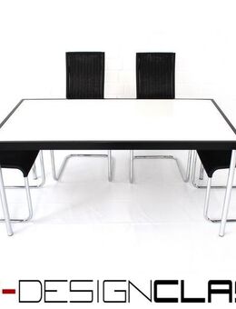 wie neu Vintage Architekten Designer Esstisch Mid Century Büro Tisch Chrom Eiche Bauhaus 70er - Hamminkeln Zentrum