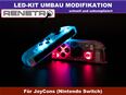 Nintendo Switch LED Kit Umbau für JoyCon Controller - Beleuchtung in 09661