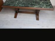 Tisch Holz und Marmor grün Antik - Trier Zentrum
