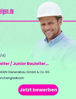 Bauleiter / Junior Bauleiter (m/w/d) - Bonn