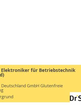 Ausbildung Elektroniker für Betriebstechnik 2026 (m/w/d) - Ebsdorfergrund