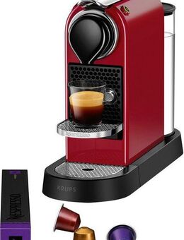 NESPRESSO Kapselmaschine XN7415 New CitiZ von Krups, Wassertank: 1 L, inkl. Willkommenspaket mit 7 Kapseln
