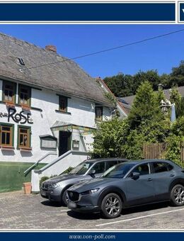Gastro-Anwesen im Taunus: Fachwerkflair, Biergarten, Wohnung, Stellplätze, Scheune & Ausbauoptionen! - Weilrod