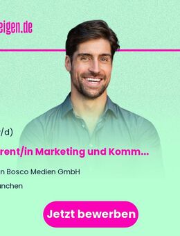 Referent/in Marketing und Kommunikation (m/w/d) Teilzeit - München