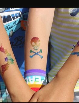 Glitzer Tattoos für kindergeburtstag - Lüneburg