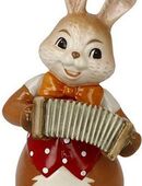 Goebel Osterhase Figur Hase - Frecher Musikant (1 St), Osterfigur, Dekofigur, Ostern, Osterdekoration in 00000