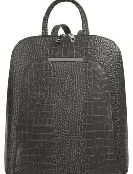 Cluty Cityrucksack, echt Leder, Made in Italy