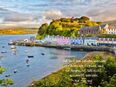 Christliches Poster A1 – Hafen von Portree, Insel Skye | Psalm 34,6 | Hoffnungsvolles Wandbild in 26382