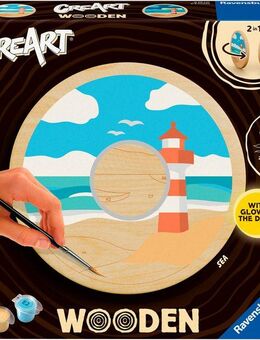 Ravensburger Malen nach Zahlen CreArt, Wooden, Sea, Made in Europe