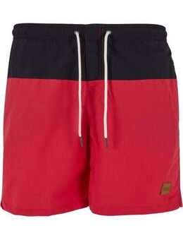 URBAN CLASSICS Badeshorts Urban Classics Herren Block Swim Shorts