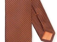 MONTI Krawatte aus reiner Seide, Minimal-Muster, 6,5 cm breit