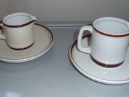 2er Set Milchkännchen mit Untersetzer von Bauscher Weiden Bavaria - Heubach