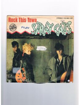 Stray Cats-Rock this Town-Can´t Hurry Love-Vinyl-SL,1981 - Linnich