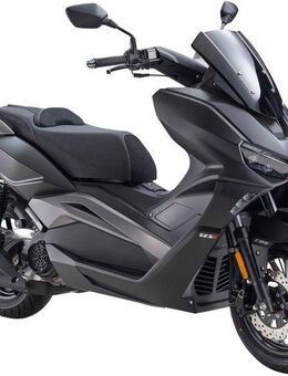 Luxxon Motorroller Silvermax 125 (85 km/h), E5+, Maxi-Scooter, matt-anthrazit, 125 ccm, 85 km/h, Euro 5+, Euro 5+, Windschild, CBS, USB-Anschluss, Maxi-Scooter, Keyless Go