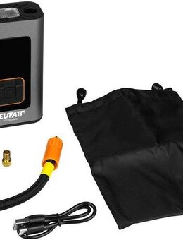 EUFAB Akku-Handkompressor, 36 W, max. 10 bar, 4-tlg.