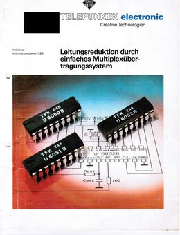 TELEFUNKEN U6050 B, U6052B, Multiplex Sender & Empfänger IC's - Sinsheim Zentrum
