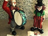 Konvolut GILDE CLOWN Comedy Collection Trommler 22,5 cm Faulpelz 20,5 cm sammeln rar TOP! - Bergrheinfeld