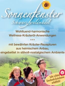 Harmonische Kräuteröl Massagen im Sonnenfenster Simonswald. - Simonswald
