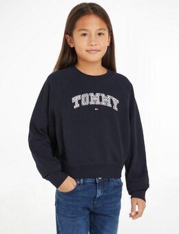 Tommy Hilfiger Sweatshirt VARSITY EMBROIDERED CREWNECK Kinder bis 16 Jahre mit Logostickerei