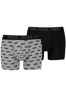 PUMA Boxer (Packung, 2er-Pack) mit Allover Puma Druck