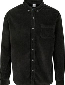 URBAN CLASSICS Langarmhemd Urban Classics Herren Corduroy Shirt (1-tlg)
