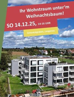 2-ZIMMER ETW IM 1. OG MIT BALKON - "WOHNEN IM PARK" IN LANGENAU - C07 - Langenau