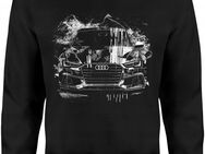 Herren Baumwoll-Sweatshirt für Audi-Fans – Mit hochwertigem Siebdruck Design 742 - Ingolstadt