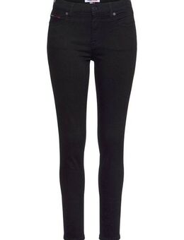 Tommy Jeans Skinny-fit-Jeans Nora Mid Rise Skinny Fit mit Tommy Jeans Logo-Badge & Stickereien