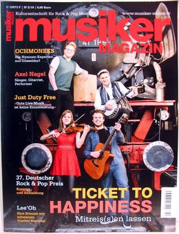 Musiker Magazin - Kulturzeitschrift für Rock & Pop Musiker - Nr. 2/19 - Biebesheim (Rhein)