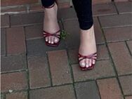 Rote 🐍 Muster high Heels - Bremen Zentrum