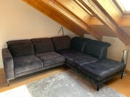 Hochwertige Couch Anthrazit - Glonn