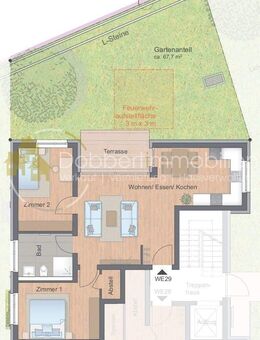 Zweizimmerwohnung, EG mit Gartenterrasse NEU staatliche Förderung QNG- bis € 150.000 Sonderkredit!!! - Gaildorf