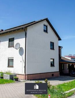 Charmante Doppelhaushälfte mit Garten und Carport in ruhiger Lage von Schnaittenbach - Schnaittenbach