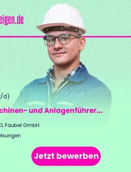 Maschinen- und Anlagenführer (m/w/d) - Melsungen
