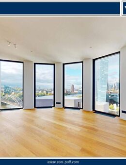 Erstbezug! HIGH-SIDE Residential Tower Wohnung mit grandiosem Blick über die Stadt - Frankfurt (Main)