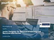 Junior Designer für Benutzererfahrung und Benutzeroberflächen - München