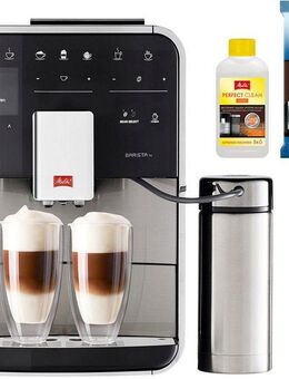Melitta Kaffeevollautomat Barista TS Smart® F 86/0-100, Edelstahl, Hochwertige Front aus Edelstahl, 21 Kaffeerezepte & 8 Benutzerprofile