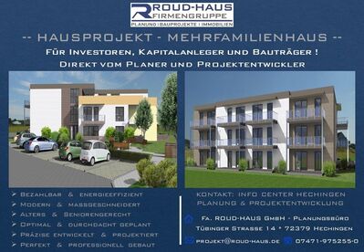 + EXKLUSIVES MEHRFAMILIENHAUS-PROJEKT! +