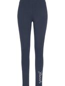 Bench. Loungewear Leggings mit glitzernder Logostickerei auf dem Bein in 00000