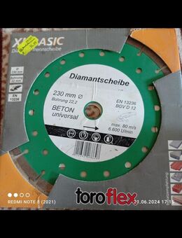 Diamantscheibe Beton - Zarrentin (Schaalsee) Zentrum