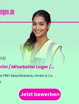 Lagerist / Mitarbeiter Lager / Logistik (m/w/d) - Kiel