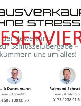 2 Zimmer EG - Wohnung in Vilsen in absolut ruhiger Lage. EBK, Terrasse und weiterer Raum im DG - Bruchhausen-Vilsen