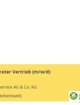 Personalberater Vertrieb (m/w/d) - Singen (Hohentwiel)