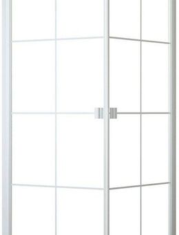 Marwell Eckdusche Clean line, Einscheibensicherheitsglas, mit Eckeinstieg