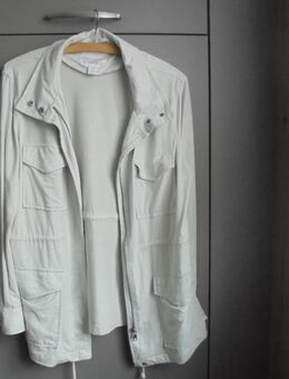 leichte Damen Jacke cremefarbig Gr. 38  Wildlederoptik von Amisu - Plattling