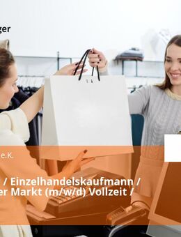 Verkäufer / Einzelhandelskaufmann / Mitarbeiter Markt (m/w/d) Vollzeit / Teilzeit - Tübingen